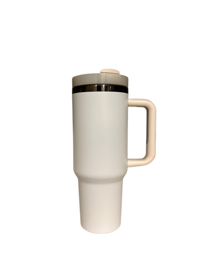 Personalized 40oz Black Plated Underlay Engravable Stainless Steel Tumbler