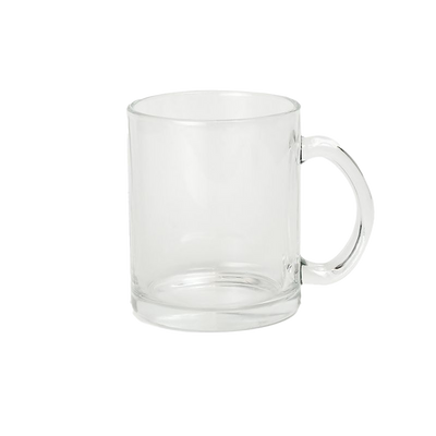 11oz Glass Coffee Mug