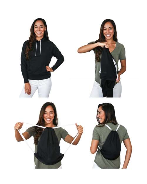 Customizable Quickflip Hoodie - Converts to Backpack - M.S.A. Custom Creations