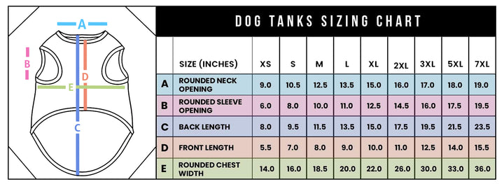 Custom Dog Tanks - M.S.A. Custom Creations