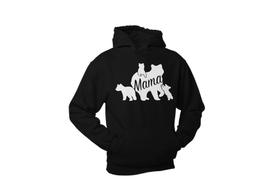 Mama Bear Hooded Sweatshirt - M.S.A. Custom Creations