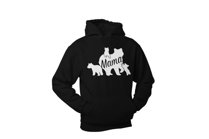 Mama Bear Hooded Sweatshirt - M.S.A. Custom Creations