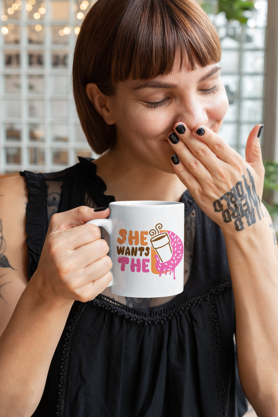 She Wants the "D" Coffee Mug - M.S.A. Custom Creations