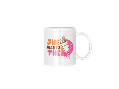 She Wants the "D" Coffee Mug - M.S.A. Custom Creations