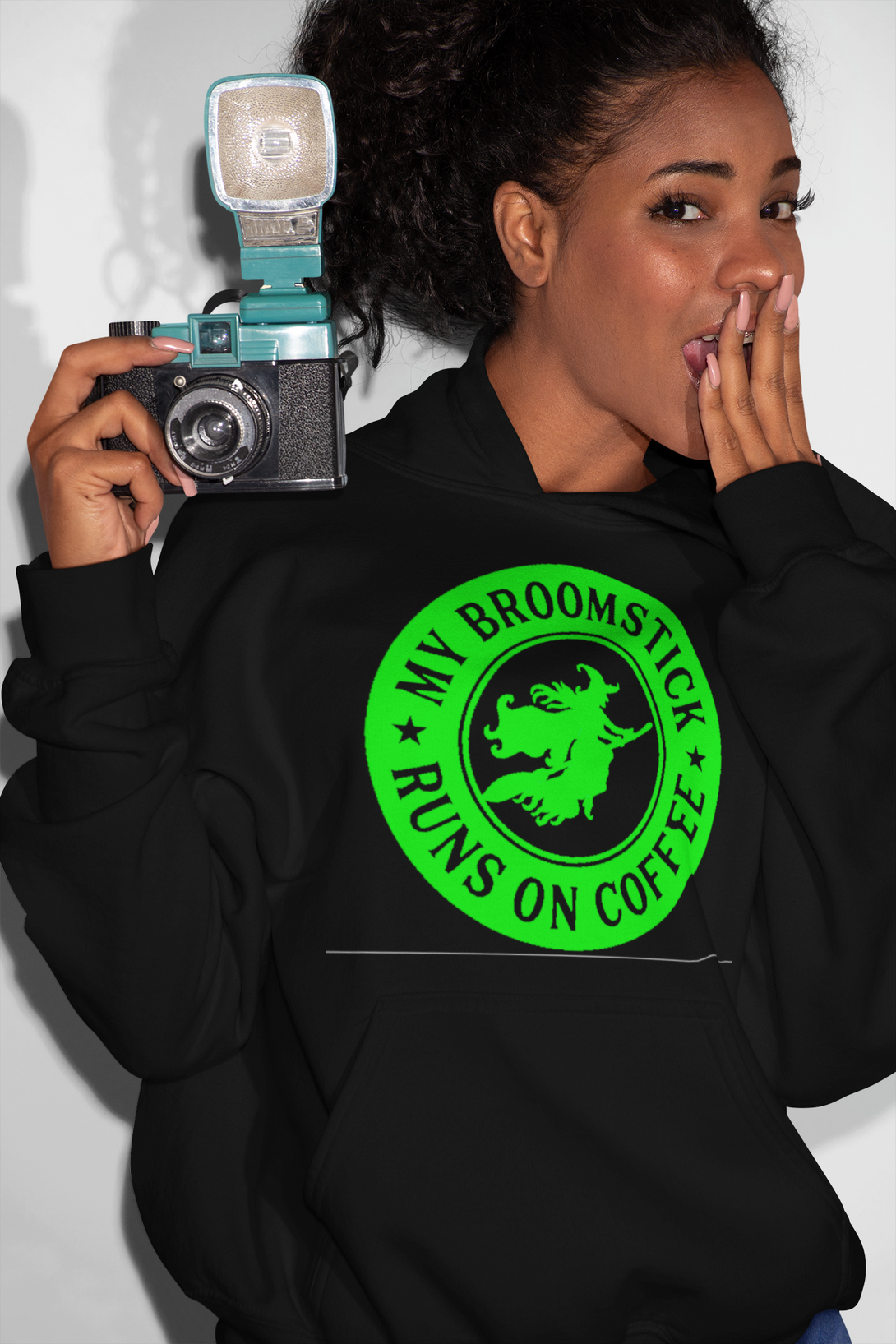 My Broomstick Runs on Coffee - M.S.A. Custom Creations