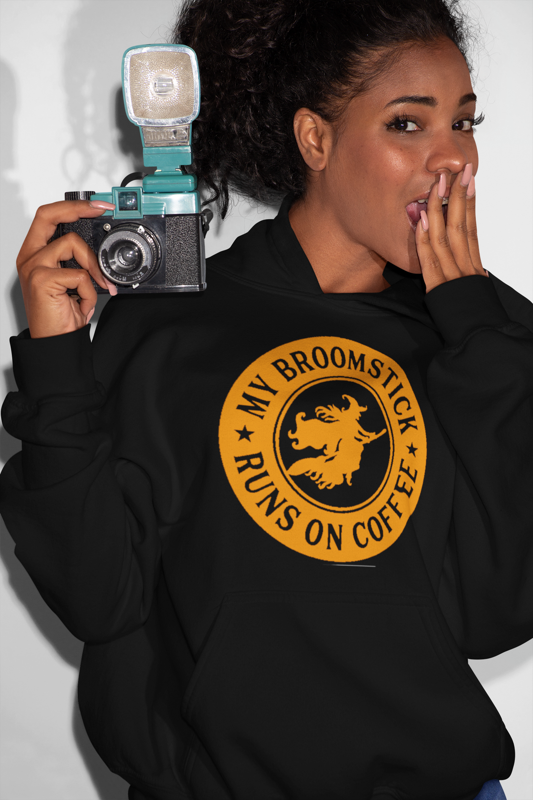 My Broomstick Runs on Coffee - M.S.A. Custom Creations