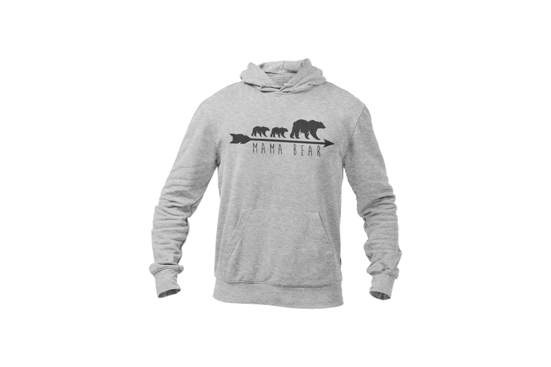 Mama Bear Hooded Sweatshirt - M.S.A. Custom Creations