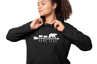 Mama Bear Hooded Sweatshirt - M.S.A. Custom Creations