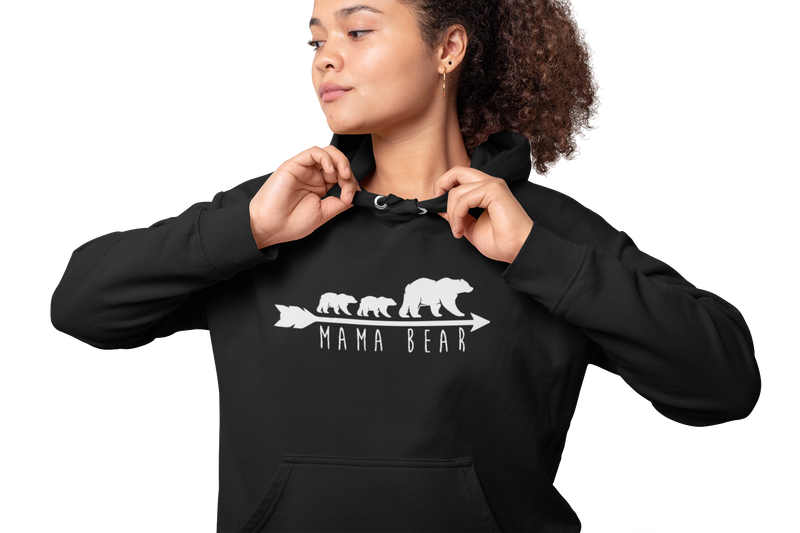 Mama Bear Hooded Sweatshirt - M.S.A. Custom Creations