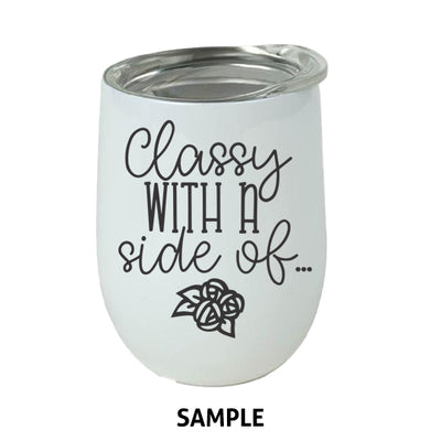 Customizable Stainless Steel Stemless Wine Tumblers - M.S.A. Custom Creations